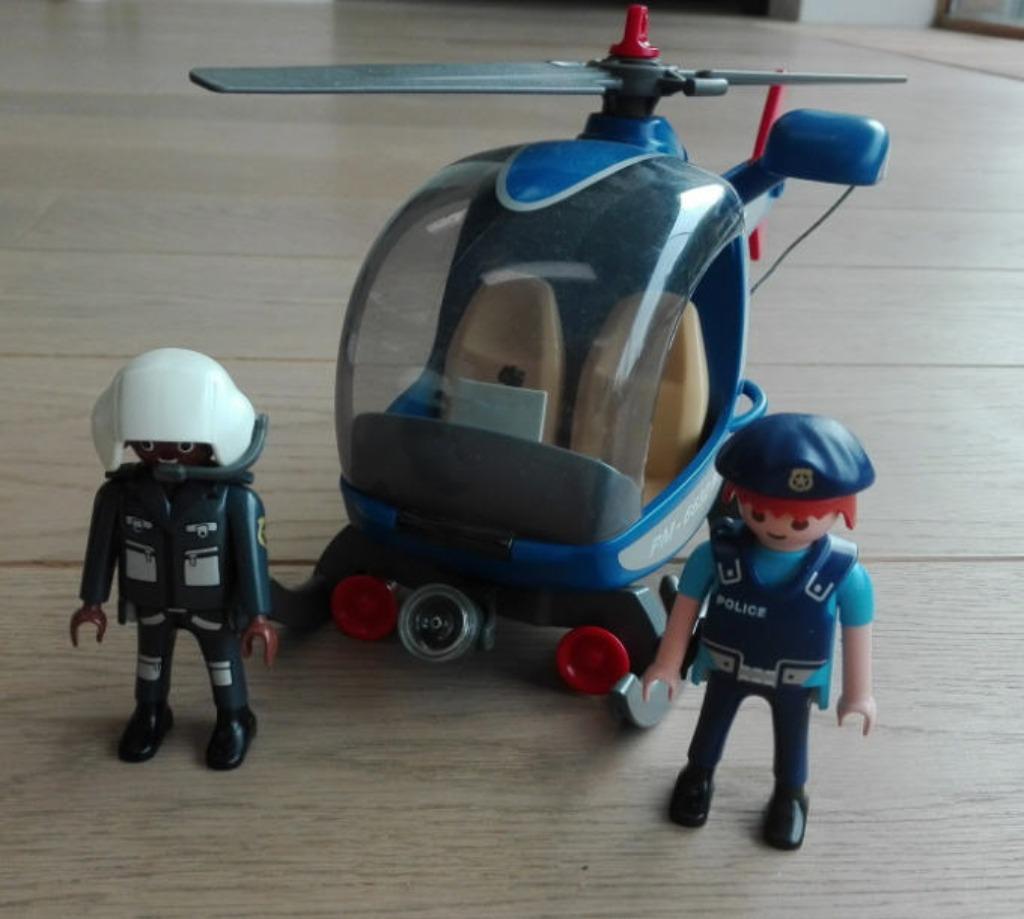 Playmobil 4267 - Politiehelikopter, Kinderen en Baby's, Speelgoed | Playmobil, Ophalen of Verzenden, Gebruikt