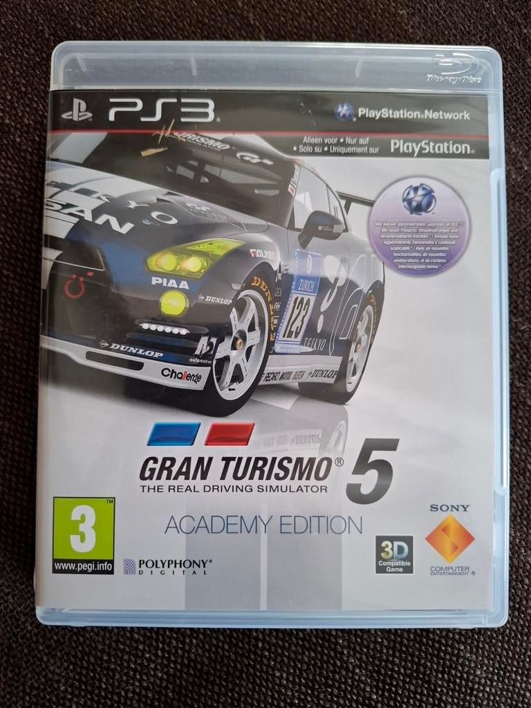 PS3 Gran Turismo 5 Academy edition (compleet), Games en Spelcomputers, Ophalen of Verzenden, Zo goed als nieuw
