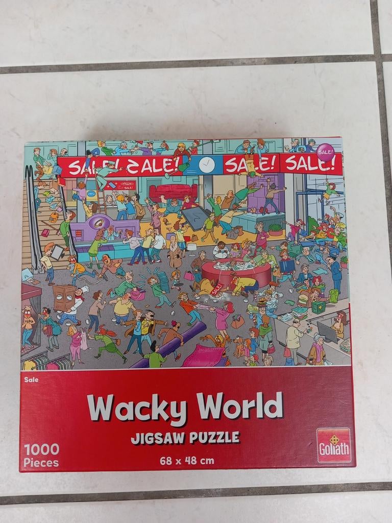 Puzzel 1000 stukjes- Wacky World -Sale, Enlèvement, Comme neuf