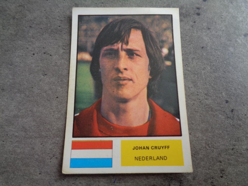 VANDERHOUT   VOETBAL PRENT KAART  CRUYFF JOHAN WK 1974 , Ophalen of Verzenden