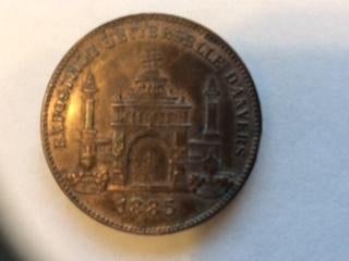 Medaille, Ophalen of Verzenden, Brons