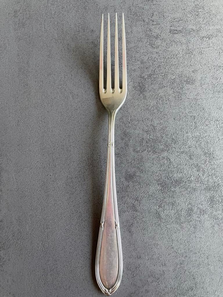 Fourchette de table Elldée - métal argenté - ruban, Enlèvement ou Envoi