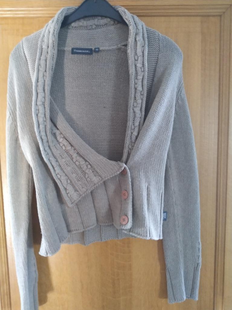 Beige gilet terre bleue, Maat 38/40 (M), Terre bleue, Beige, Ophalen of Verzenden