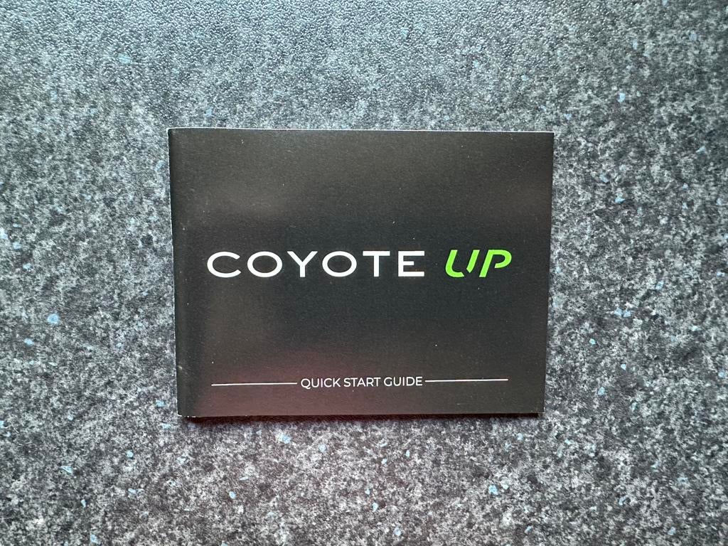 Coyote up, Ophalen, Zo goed als nieuw