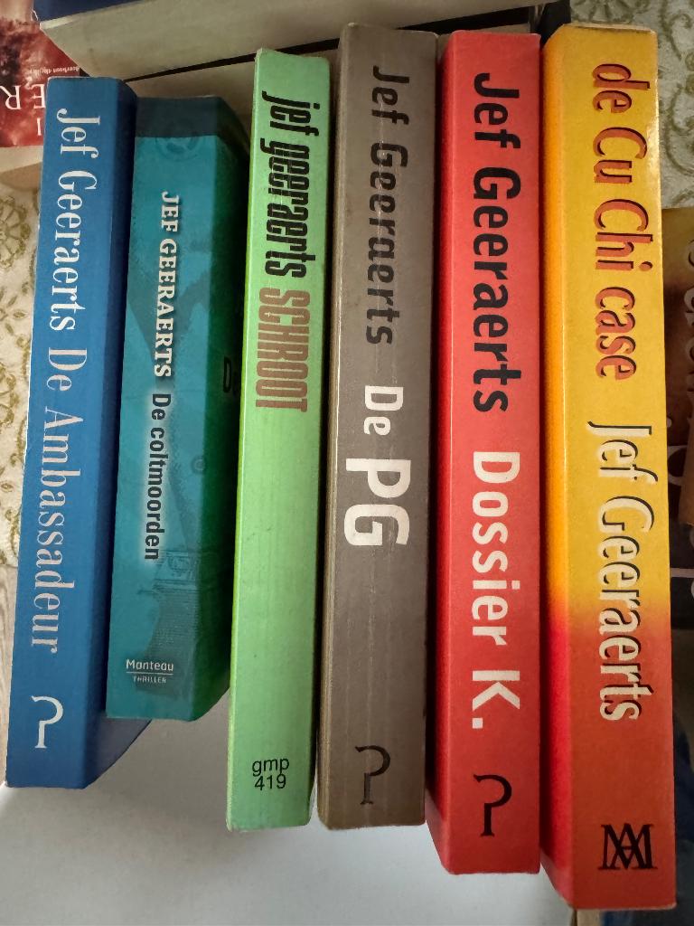 boeken Jef Geeraerts, Boeken, Gelezen, België, Ophalen of Verzenden, Jef Geeraerts