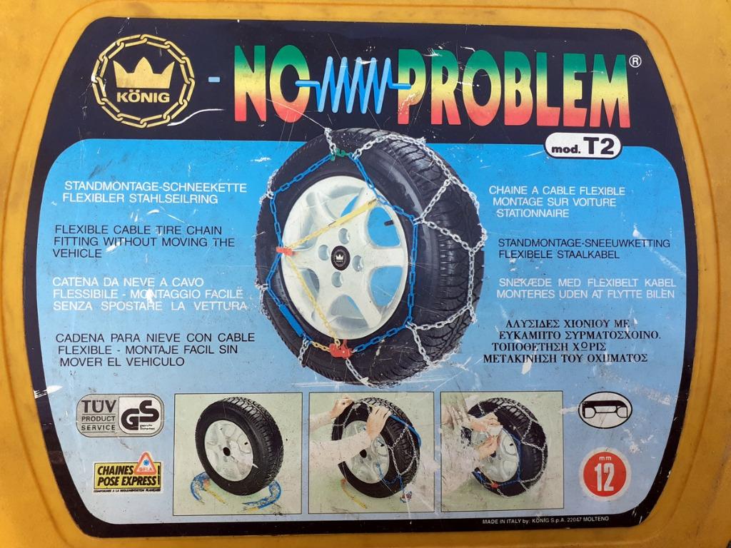 2 Sneeuwkettingen KONIG,splinternieuw 12 mm,nieuwprijs 50 E, Enlèvement, Neuf