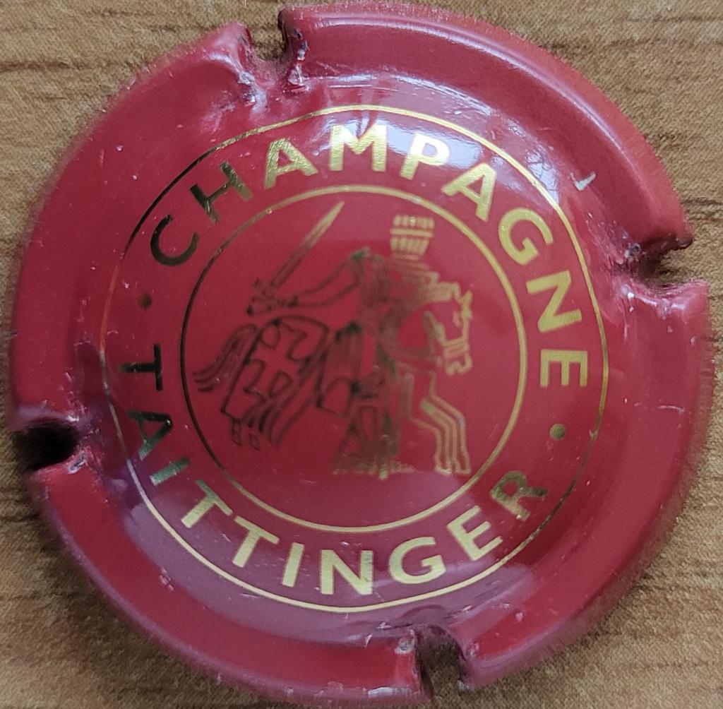 Capsule Champagne TAITTINGER bordeaux & or pâle nr.85, Enlèvement ou Envoi, Neuf, France, Champagne