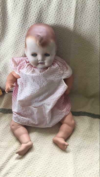 Ancienne poupée Bébé musical années 40, Enfants & Bébés, Utilisé, Autres types