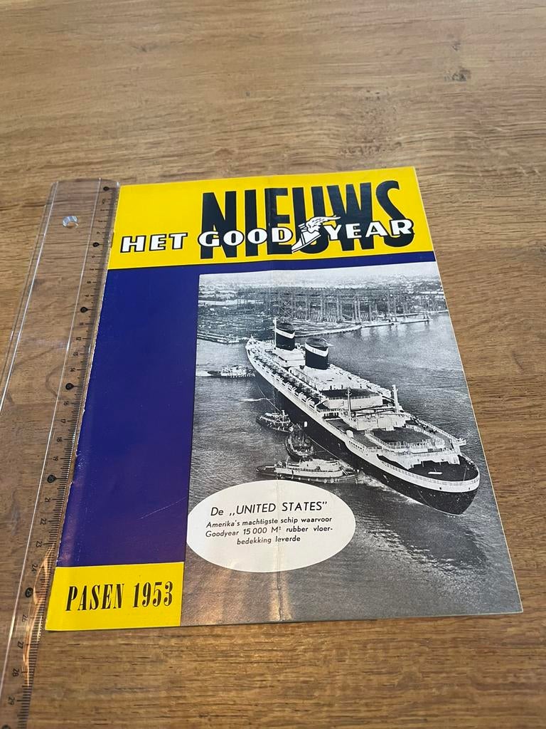 Goodyear nieuws pasen 1953, Verzamelen, Ophalen of Verzenden, Gebruikt, Overige typen