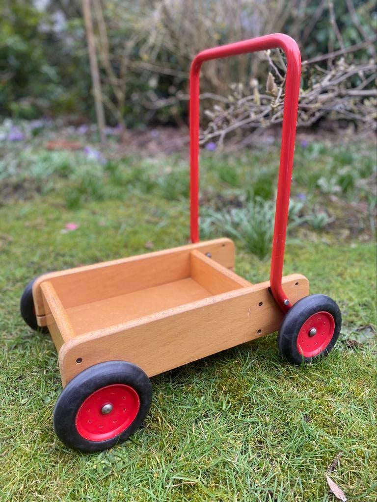 Stevige loper loopwagentje hout, Kinderen en Baby's, Ophalen
