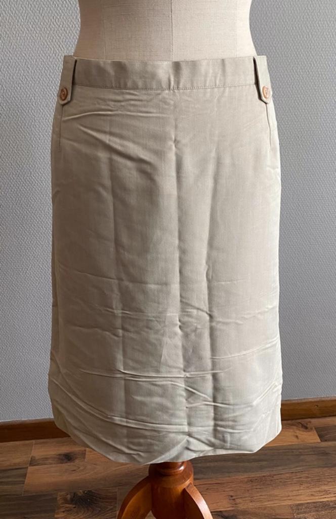 Beige rok Mayerline Brussels maat 46, Mayerline, Taille 46/48 (XL) ou plus grande, Beige, Comme neuf