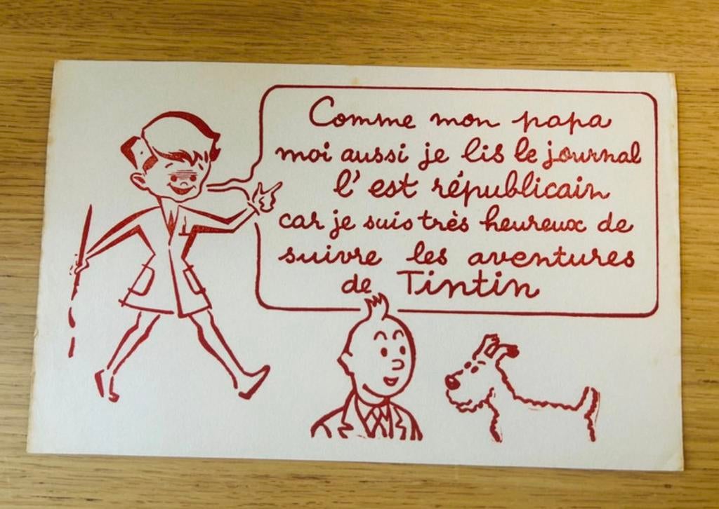Papier de soie Hergé/Tintin, Livres, Enlèvement ou Envoi