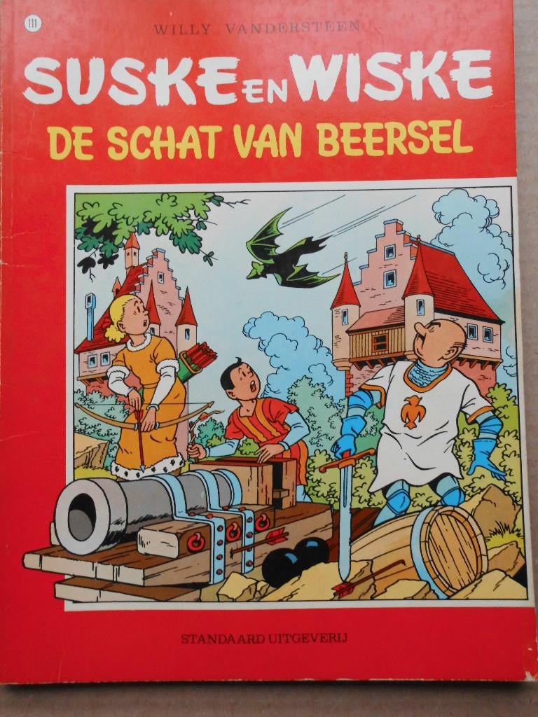 Suske en Wiske - De schat van Beersel, Gelezen, Willy Vandersteen, Eén stripboek, Ophalen of Verzenden