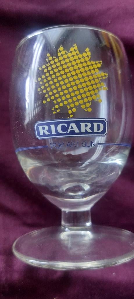 Verre ricard art deco, Enlèvement ou Envoi, Comme neuf
