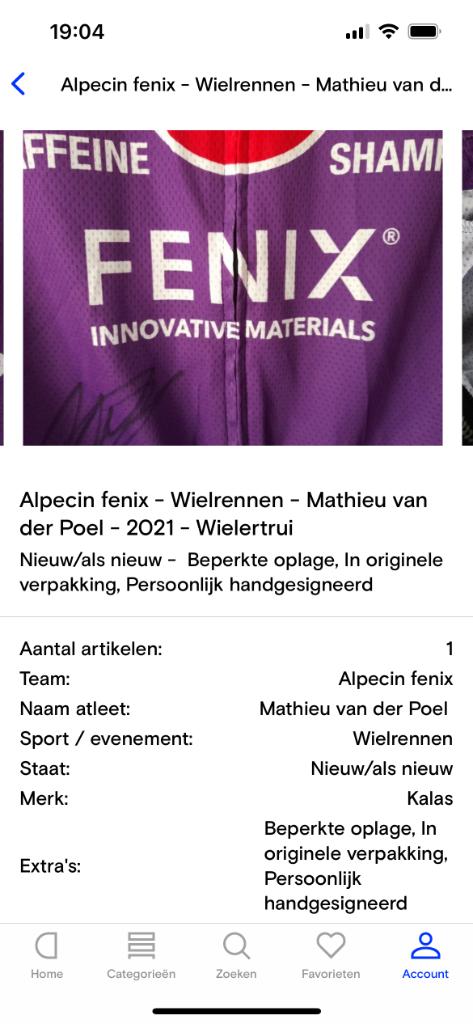 gesigneerd iconisch shirt 'Merci Poupou', Ophalen, Nieuw, Kleding