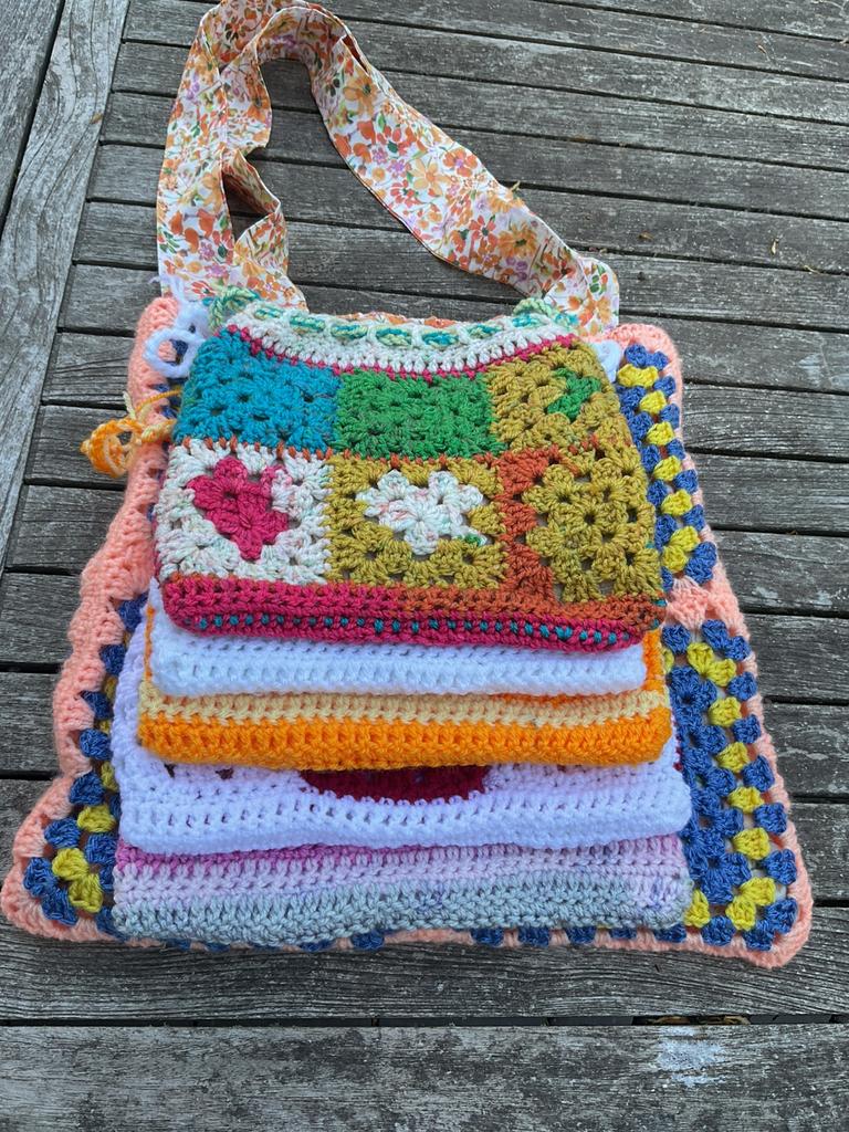 5 pièces de crochet faites à la main, Enlèvement ou Envoi