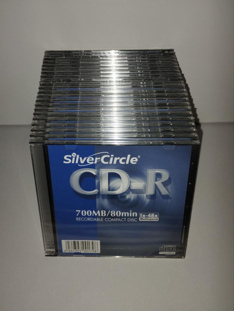 22 CD-R 700mb/80min Compact disc Recordable neuf, Ophalen of Verzenden, Zo goed als nieuw, Cd
