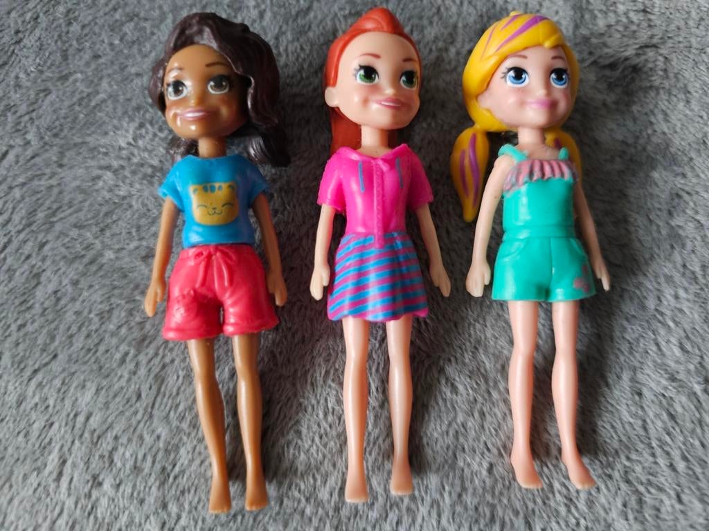 3 poupées polly pocket, Enfants & Bébés, Jouets | Poupées, Enlèvement ou Envoi, Comme neuf