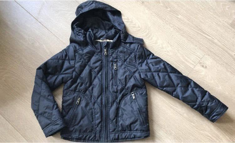 Prachtige donkerblauwe winterjas Mc Gregor/ maat 128, Kinderen en Baby's, Ophalen of Verzenden, Mc gregor