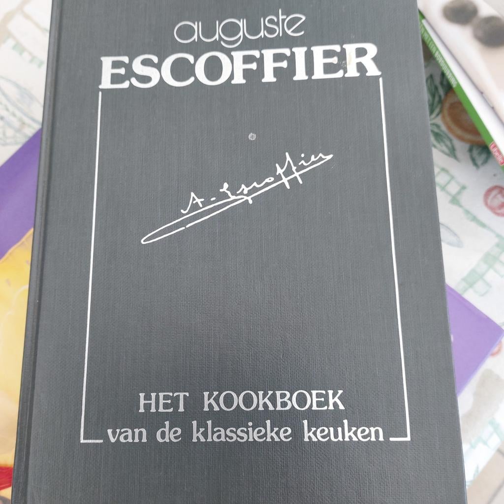 escoffier kookboek, Livres, Enlèvement ou Envoi