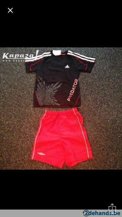 Voetbal tenue, Utilisé