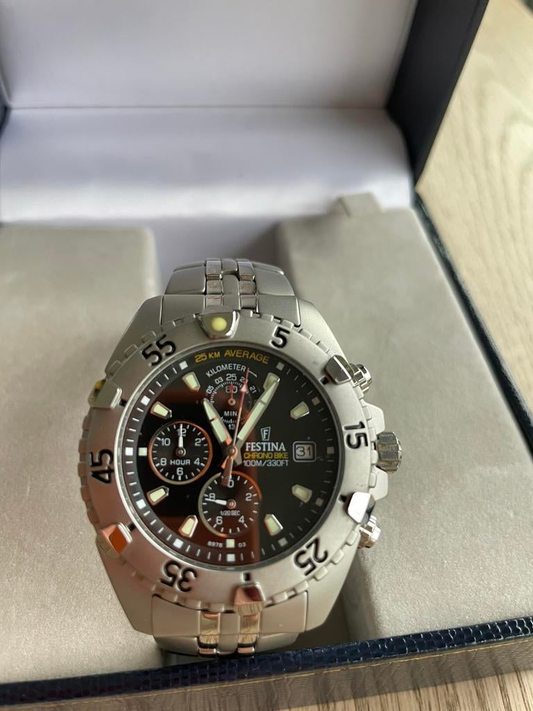 Festina chrono bike 100m, Ophalen of Verzenden, Gebruikt, Polshorloge, Overige merken