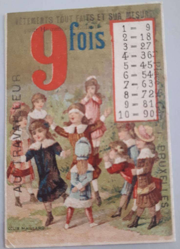 LITHOCHROMO PUBL.BRUXELLES/AU TRAVAILLEUR ROLLIN & MARCHAL, Enfant, Avant 1940, Gravure, Utilisé