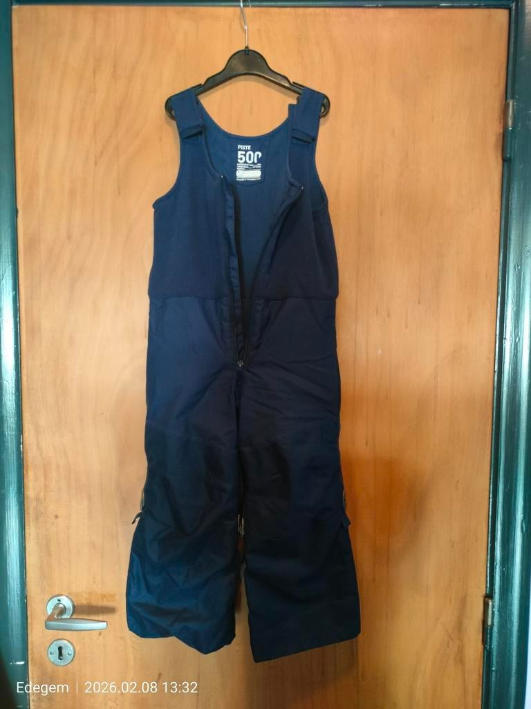 Blauwe skibroek Wedze, Kinderen en Baby's, Ophalen, Sport- of Zwemkleding, Decathlon, Zo goed als nieuw