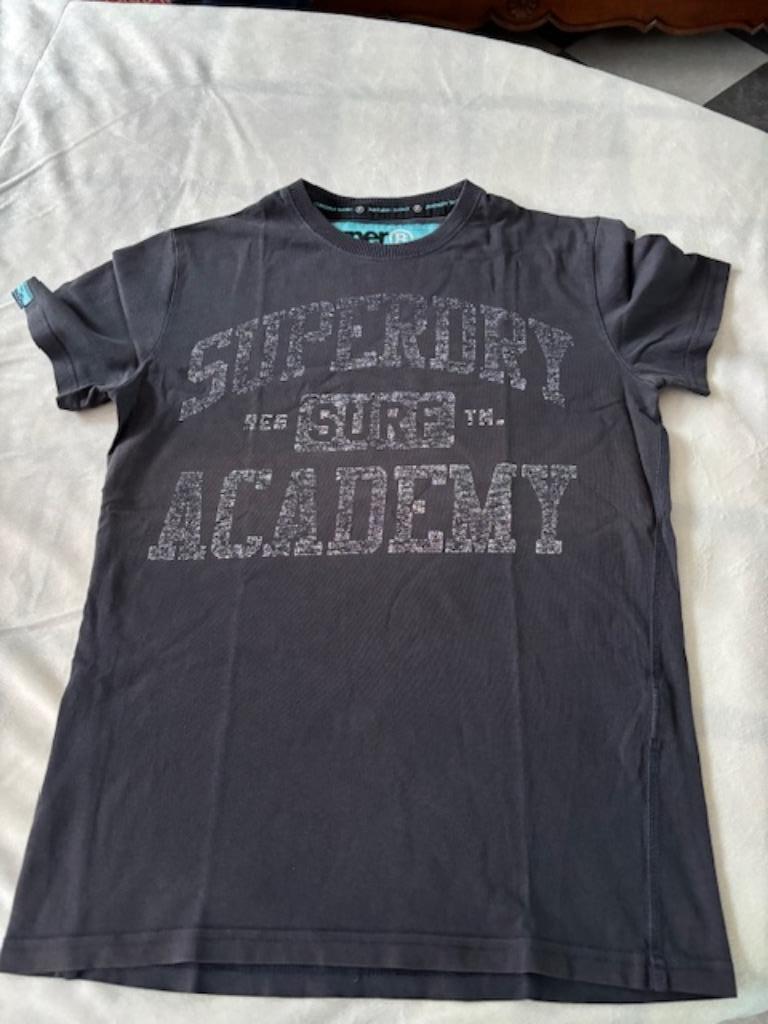 T-shirt noir Superdry taille Small / unisexe, Comme neuf, Enlèvement, Taille 46 (S) ou plus petite, Noir