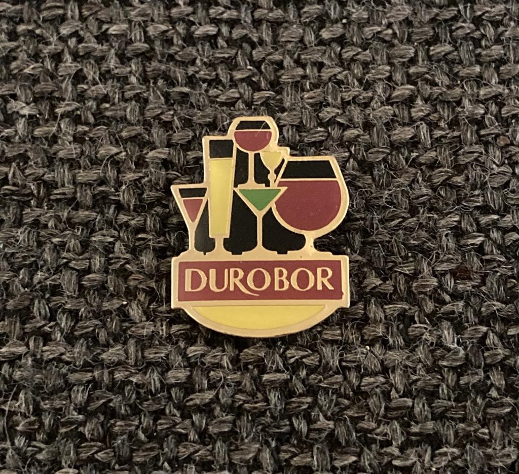 PIN - DUROBOR - GLAZEN - VERRES, Envoi, Utilisé, Marque, Insigne ou Pin's