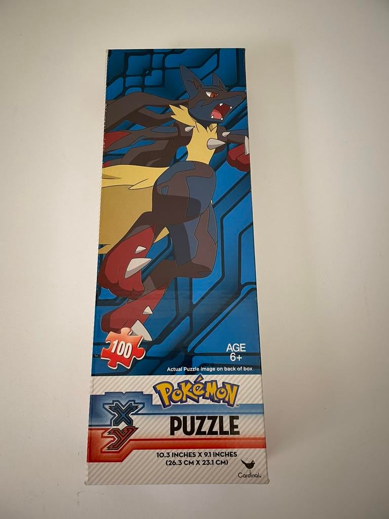 Pokemon Lucario Ultra Foil Puzzel 100 Stukjes., Ophalen of Verzenden, Zo goed als nieuw, Foil