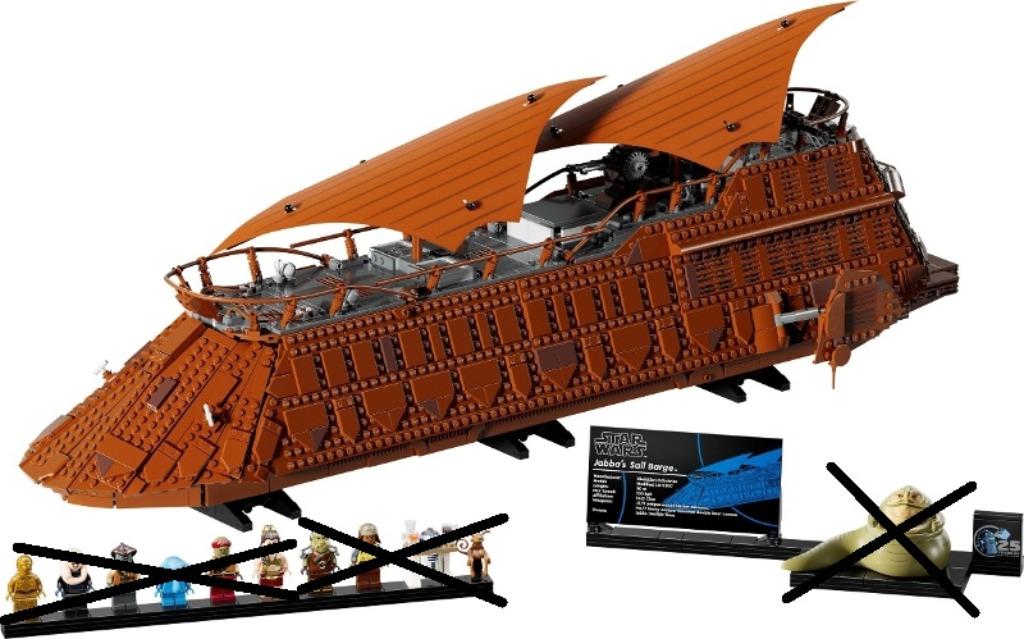 lego star wars 75397 zonder minifigs newJabba's Sail Barge, Ophalen of Verzenden, Nieuw, Complete set, Lego