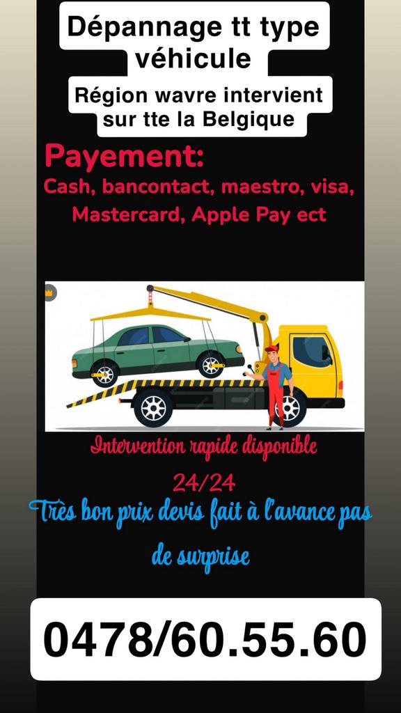 24/7 TREPARATIES VOOR ALLE SOORTEN VOERTUIGEN IN WAVER, Auto's, Particulier, Te koop, Sprinter Combi