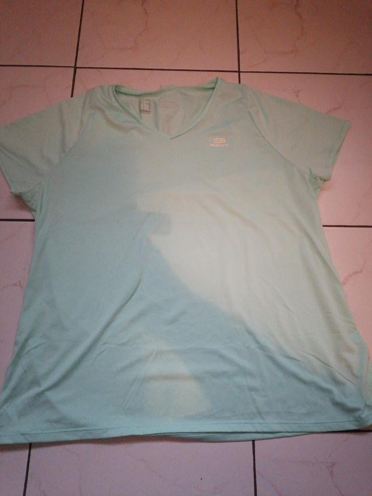 Appelblauwzeegroen sport T shirt maat 48, Kleding | Dames, Ophalen of Verzenden, Zo goed als nieuw, Maat 46/48 (XL) of groter