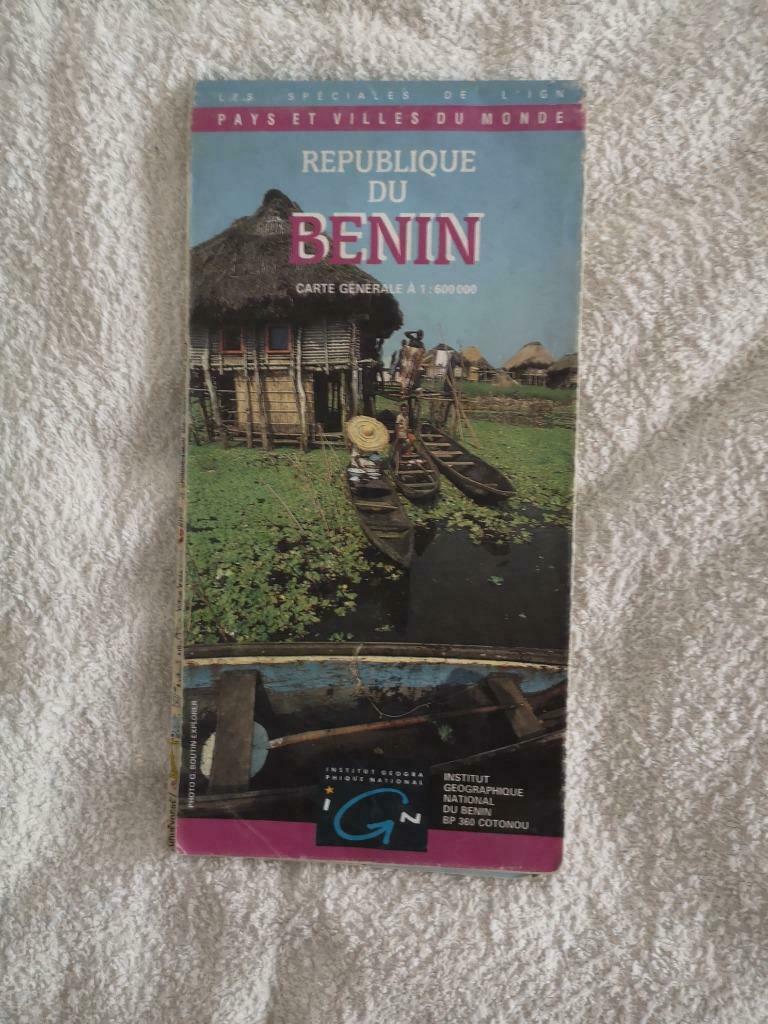 Stafkaart Benin, 2000 tot heden, Ophalen of Verzenden, Wereld, Landkaart