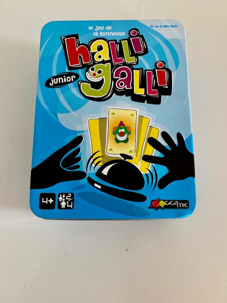 Halli Galli junior, het spel met de bel - in blik, nieuw, Hobby en Vrije tijd, Ophalen of Verzenden, Nieuw