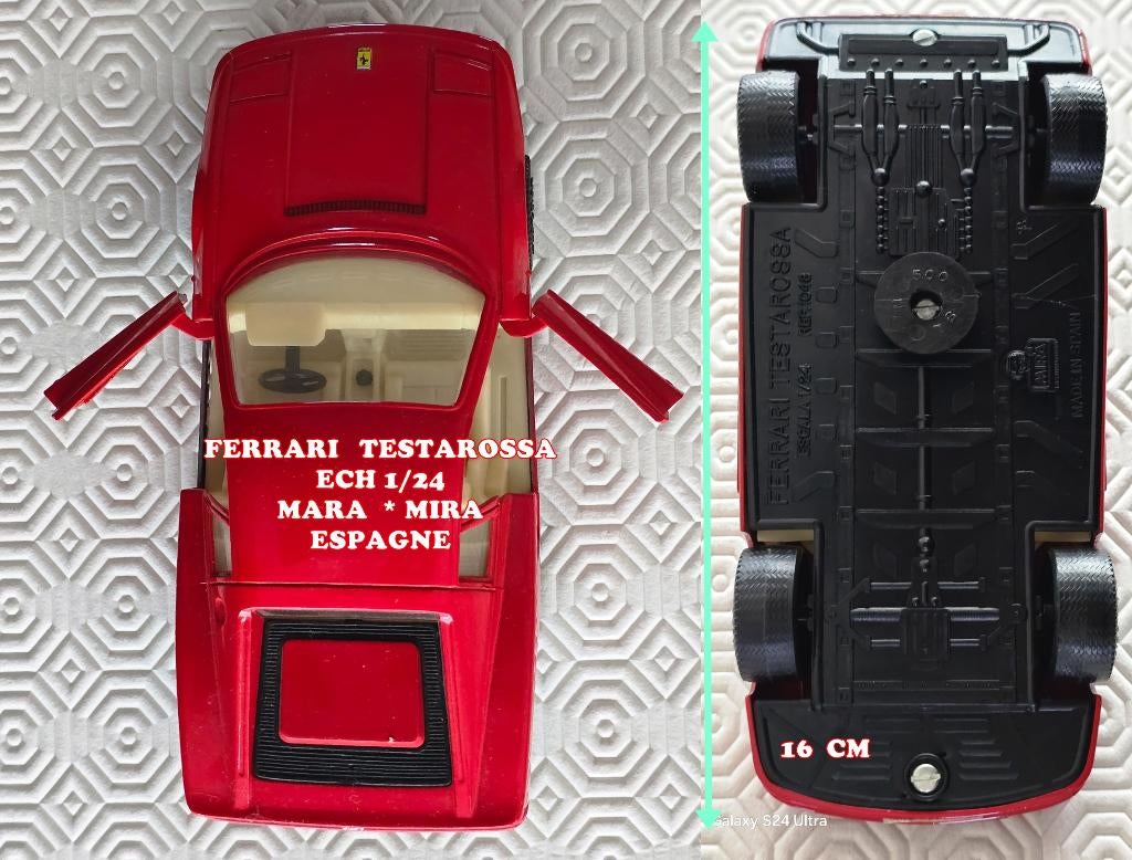 FERRARI   TESTAROSSA, Envoi