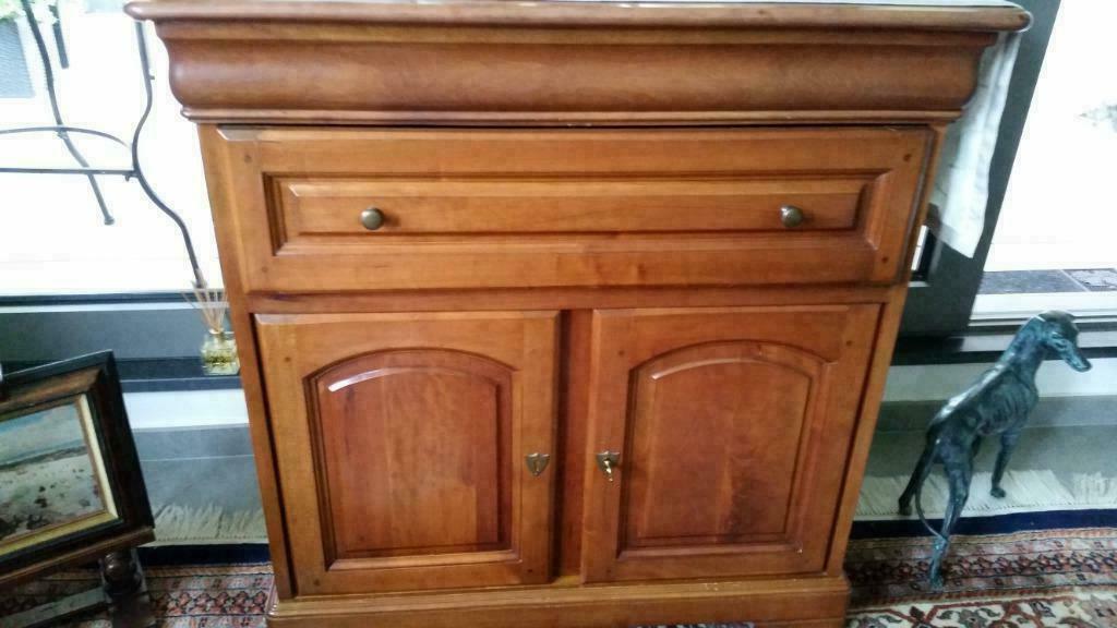 MEUBLE TV-HIFI EN MERISIER, Ophalen, Gebruikt, 50 tot 100 cm, Minder dan 100 cm
