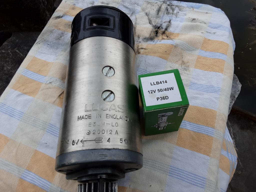 Lucas dynamo, Motoren, Ophalen, Gereviseerd