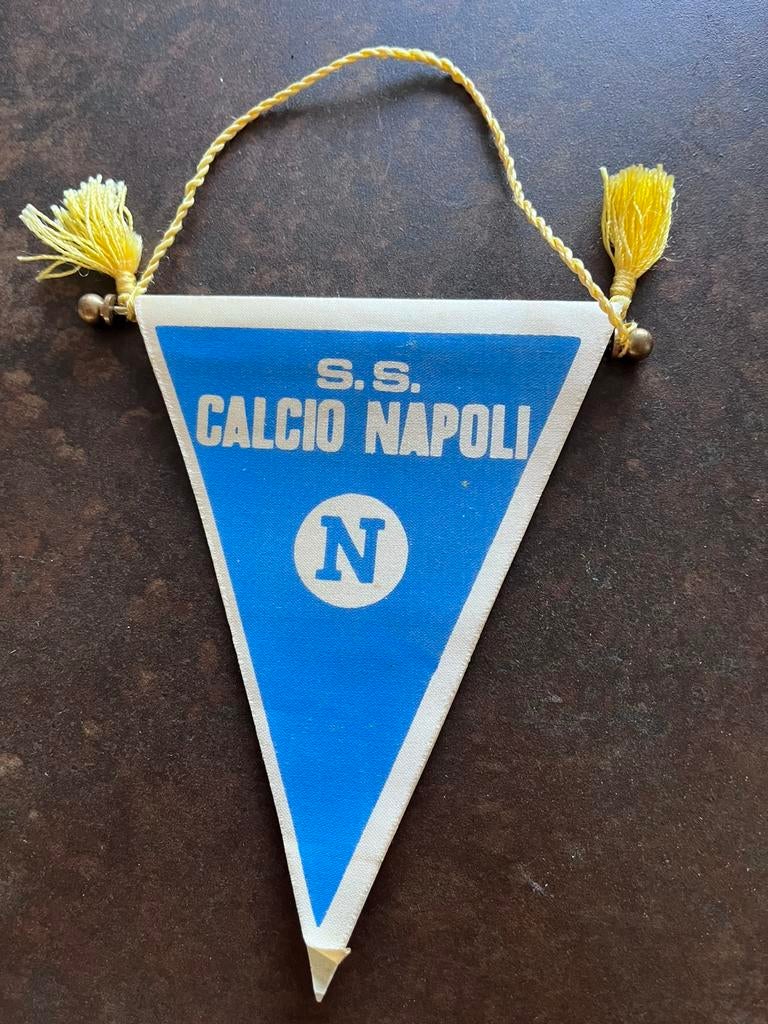 Fanion SS Calcio Napoli vintage année 70, Collections, Enlèvement ou Envoi, Utilisé, Fanion ou Écharpe