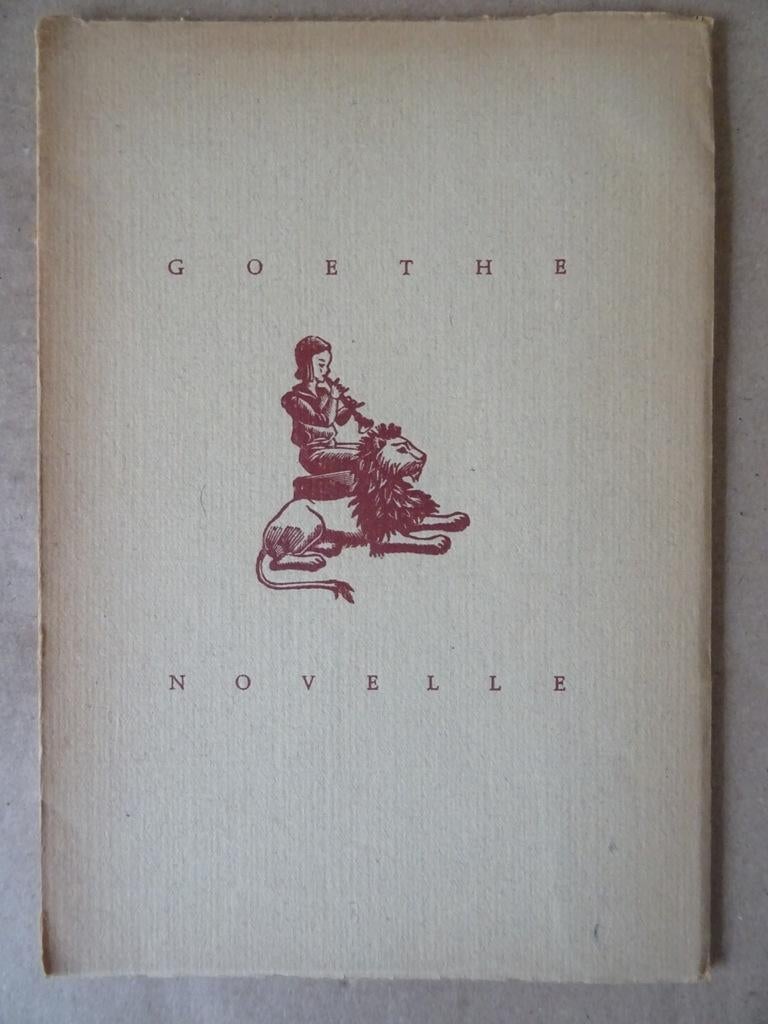 Goethe Novelle Johan Wolfgang von Goethe Novelle 1948, Boeken, Gelezen, België, Ophalen of Verzenden, Johan Wolfgang von Goethe