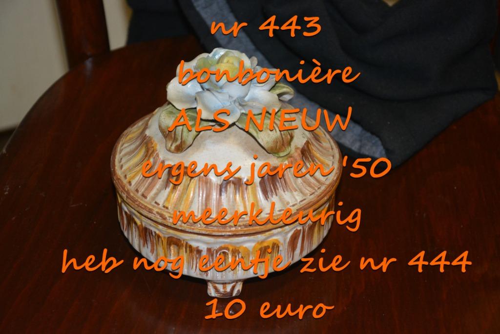 443. Bonbonière, COMME NEUF, Enlèvement