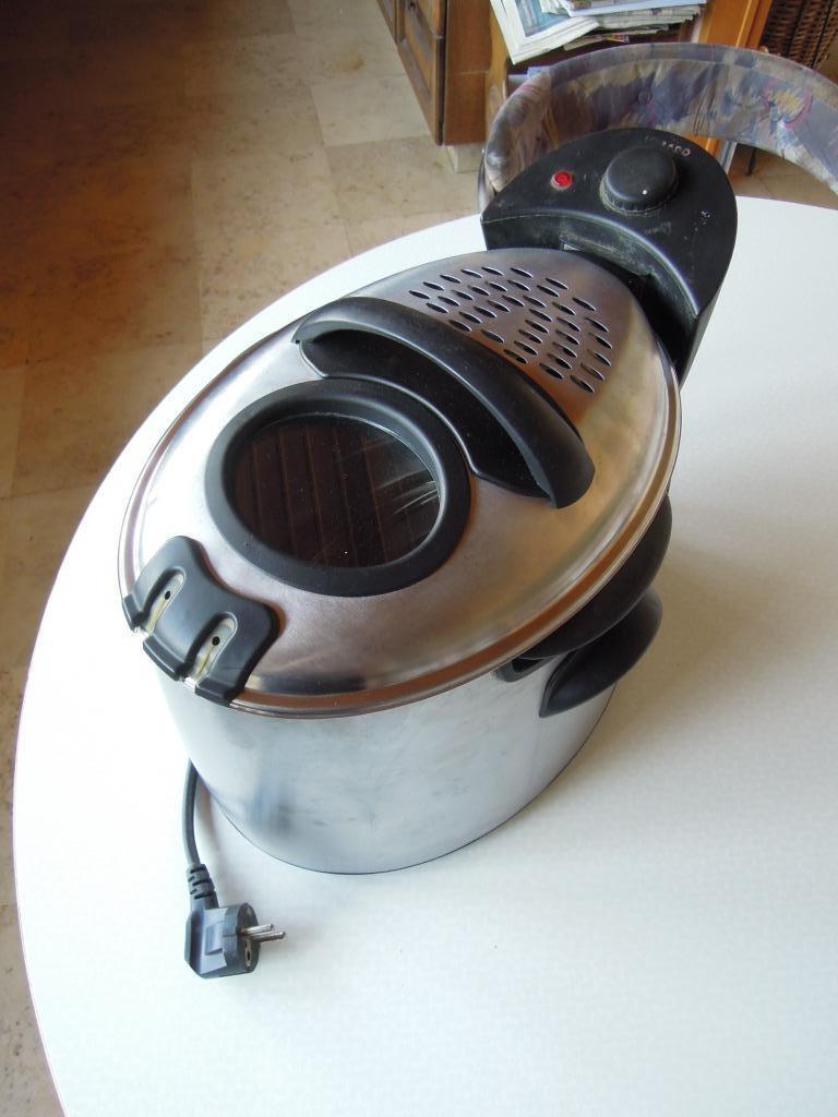 friteuse électrique 4 lit. appareil de cuisine modèle TM1276, Enlèvement ou Envoi, Comme neuf, Autres matériaux