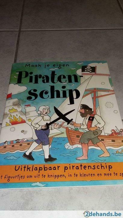 knutselboek: maak je eigen piratenschip, Ophalen, Nieuw, 4 jaar