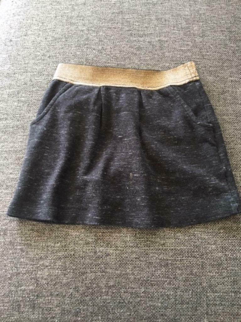 donker grijs gepikkeld rokje van name-it mt 116, Enlèvement ou Envoi, Utilisé, Fille, Robe ou Jupe