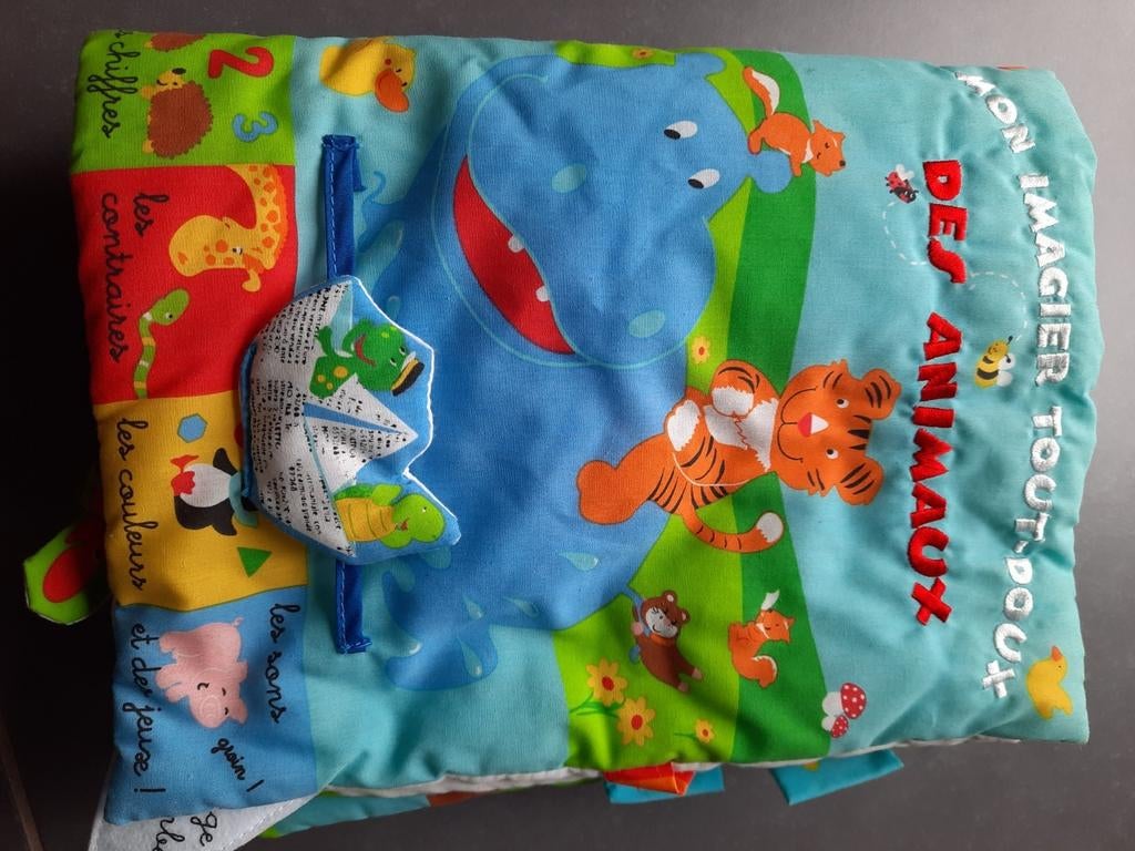 Livre en tissu, Ophalen, Gebruikt