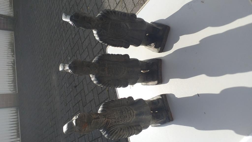 3 beelden Japans of Chinees denk ik, Antiek en Kunst, Ophalen