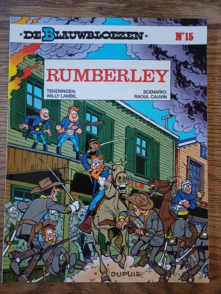 De Blauwbloezen, Cauvin / Lambil, Eén stripboek, Nieuw, Ophalen of Verzenden