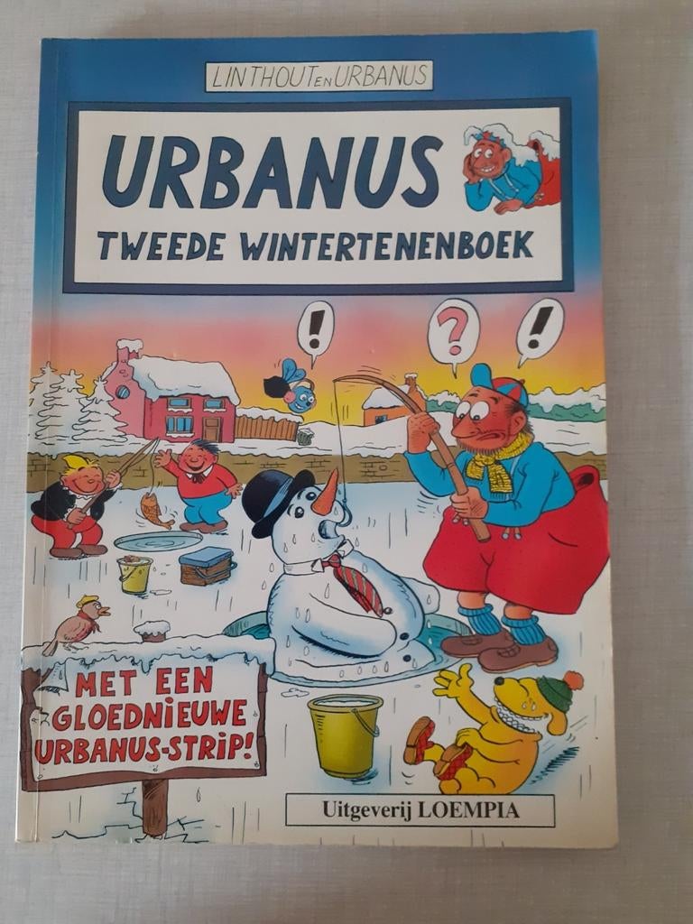 Cahier de dessins du deuxième hiver d'Urbanus., Livres, BD, Une BD, Comme neuf, Enlèvement ou Envoi, Linthout en Urbanus