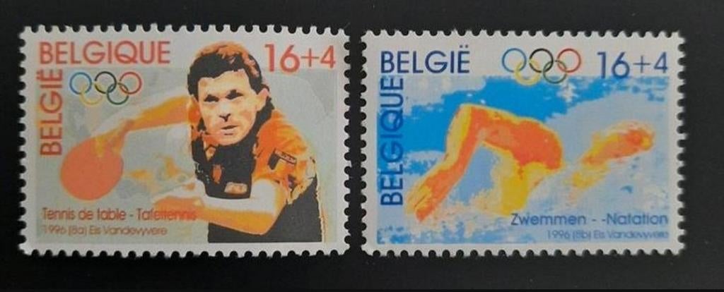 Belgique : COB 2646/47 ** Sport 1996, Sans timbre, Neuf, Enlèvement ou Envoi, Non oblitéré